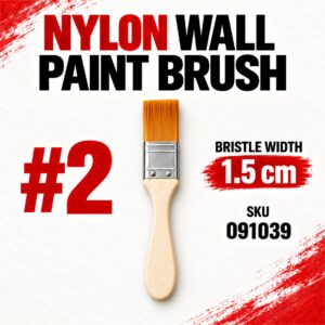 Nylon Wall Paint Brush - #2