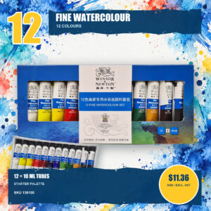 W&N Watercolour Sets - 12 Colours