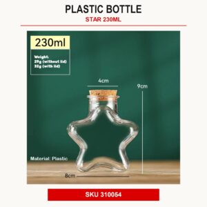 Plastic Bottle - Star 230ml