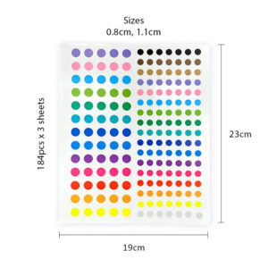 PVC Geometry Sticker (Mix Colour) - B