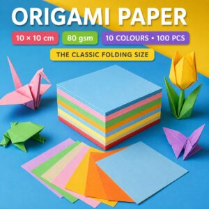 Origami Paper (100pcs/pkt) - 10cm x 10cm