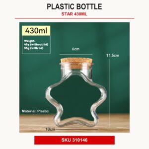 Plastic Bottle - Star 430ml