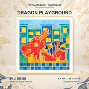 Pre-Waxed Batik (SG Heritage) Kit - Dragon Playground