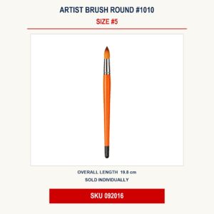 Artist Brush Round #1010 - #5 - 9.8cm