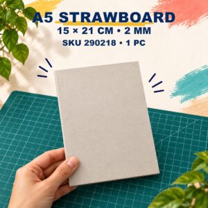 Strawboard 1200Gsm X 2mm - A5 x 2mm x 1pcs