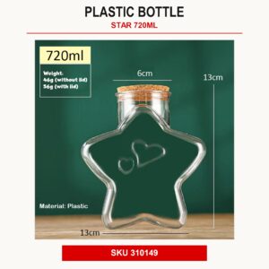 Plastic Bottle - Star 720ml