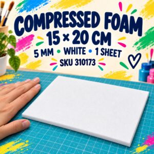 Compressed Foam - 15cm x 20cm x 5mm