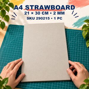 Strawboard 1200Gsm X 2mm - A4 x 2mm x 1 pc