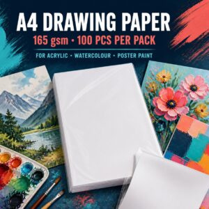 Drawing Papers (100pcs/pkt) - A4, 165gsm