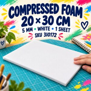 Compressed Foam - 20cm x 30cm x 5mm
