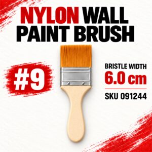 Nylon Wall Paint Brush - #9