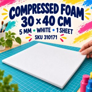 Compressed Foam - 30cm x 40cm x 5mm