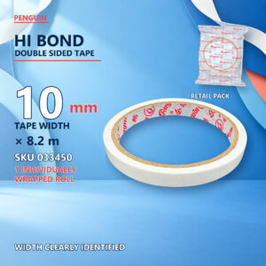 Hi Bond Double Sided Tape - 10mm x 8.2m