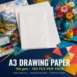 Drawing Papers (100pcs/pkt) - A3, 165gsm