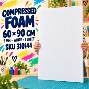 Compressed Foam - 60cm x 90cm x 5mm