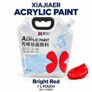 Xiajiaer Acrylic Paint 1000ml - Bright Red