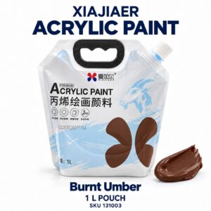Xiajiaer Acrylic Paint 1000ml - Burnt Umber