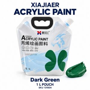 Xiajiaer Acrylic Paint 1000ml - Dark Green