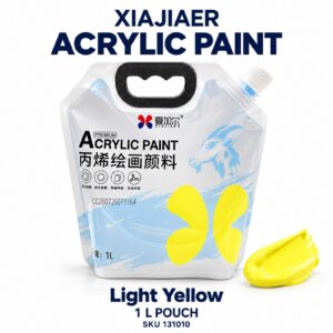 Xiajiaer Acrylic Paint 1000ml - Light Yellow