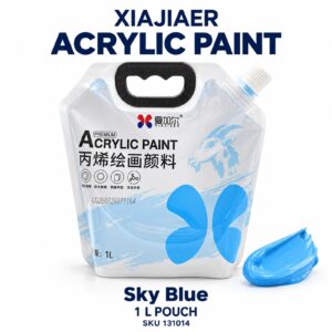 Xiajiaer Acrylic Paint 1000ml - Sky Blue