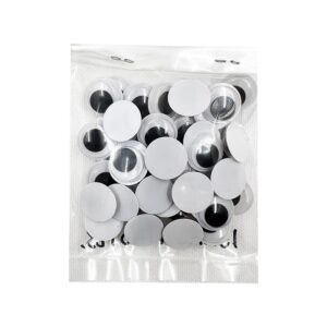 Plastic Movable Eyes (Without Adhesive) - 15mm