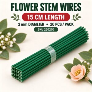 Flower Stem 2mm x 20Pcs - 15cm