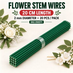 Flower Stem 2mm x 20Pcs - 20cm