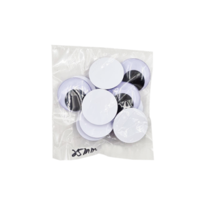 Plastic Movable Eyes (With Adhesive) - 25mm (20pcs/pkt)
