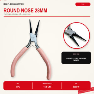 Plier Assorted - Round Nose 28mm