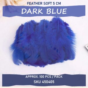 Feather Soft 5cm (100pcs/pkt) - Dark Blue