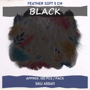 Feather Soft 5cm (100pcs/pkt)