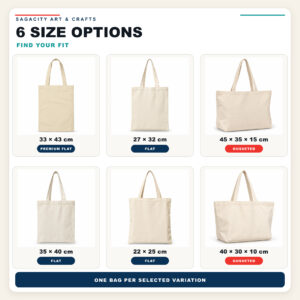 Canvas Bag – Gallery 01 – Six Sizes v1