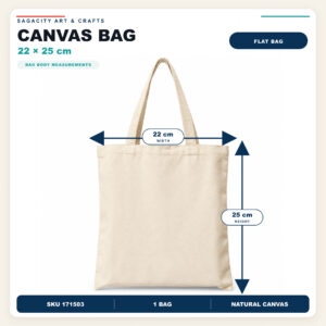Canvas Bag - 22cm x 25cm