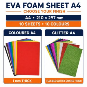EVA Foam Sheet A4 (Standard/Glitter)