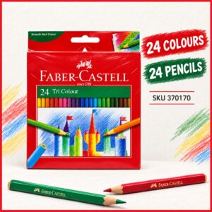 Faber Castell Tri-Grip Colour Pencil - 24 Colours