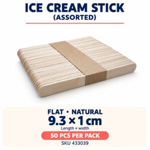 Ice Cream Stick (50pcs) - Natural