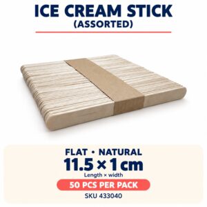 Ice Cream Stick (50pcs) - Natural