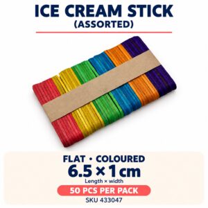 Ice Cream Stick (50pcs) - Natural