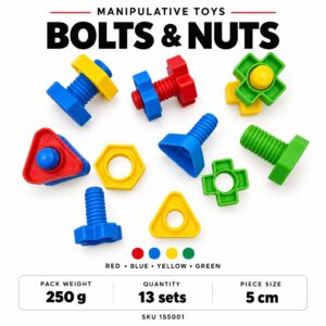 Manipulative Toy - Bolts & Nuts