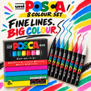 POSCA 8 Colour Set