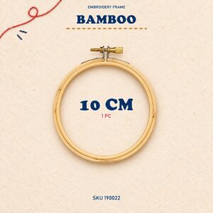 Embroidery Frame - Bamboo, 10cm