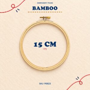 Embroidery Frame - Bamboo, 15cm