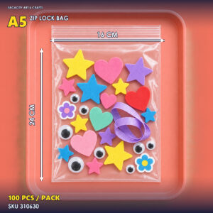 Zip Lock Bag (100pcs/pkt) - A5
