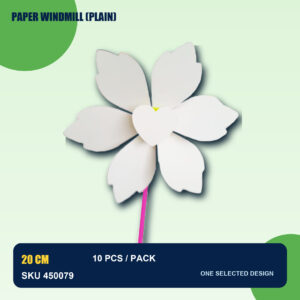 Paper Windmill (Plain) 10pcs/pack - Plain - Leaves