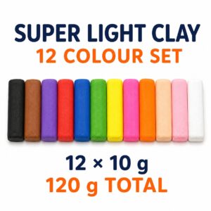 Super Light Clay - 12 Colours