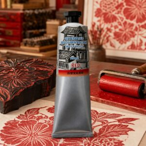 Waterbased Block Printing Ink 100ml - Red
