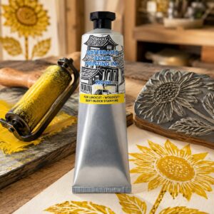 Waterbased Block Printing Ink 100ml - Yellow