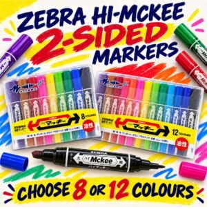 Zebra Hi-Mckee 2-Sided Markers