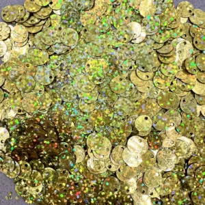 Sequin Assorted 20g - Holo Flat Gold