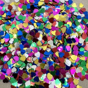 Sequin Assorted 20g - Mixed Heart 6mm